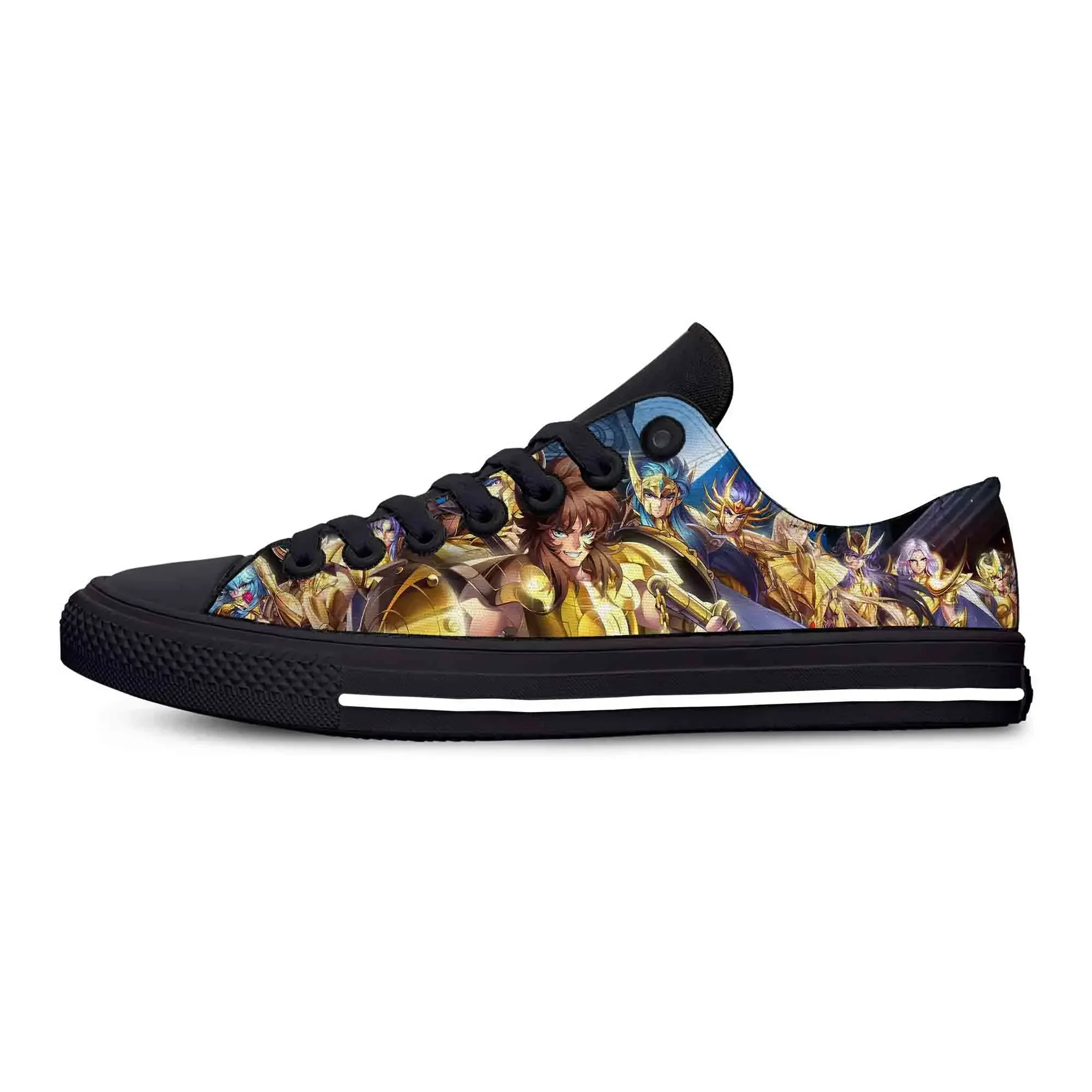 Anime Saint Seiya Low Top Sneakers Men Women Teenager Fashion Casual Canvas Running Shoes 3D Printed Breathable Lightweight Shoe
Anime Saint Seiya Low Top Sneakers Men Women Teenager Fashion Casual Canvas Running Shoes 3D Printed Breathable Lightweight Shoe