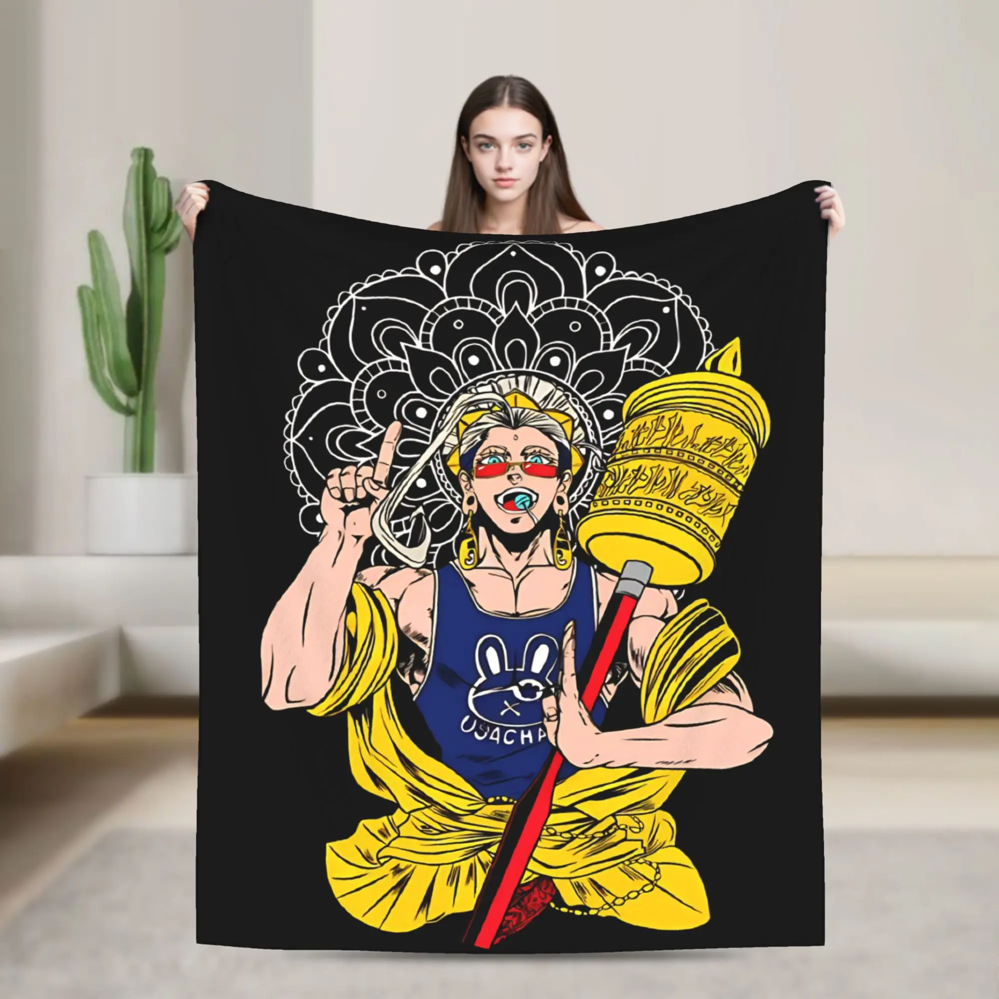 Shaka Buddha Anime Record of Ragnarok Blankets Fleece Textile Decor Multi-function Soft Throw Blanket for Bedding Throws
Shaka Buddha Anime Record of Ragnarok Blankets Fleece Textile Decor Multi-function Soft Throw Blanket for Bedding Throws