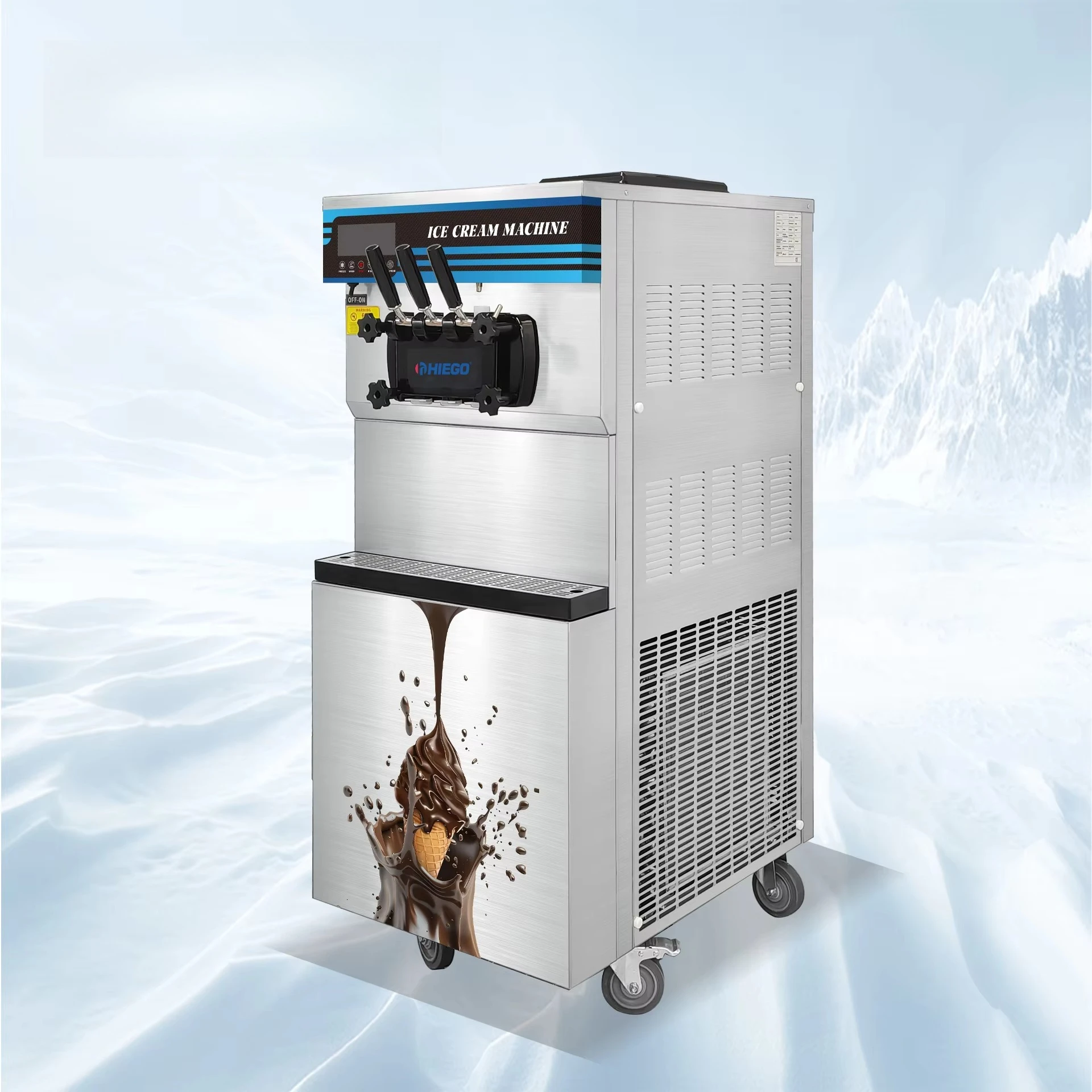 Fully Automatic 25~28L/h Soft Serve Ice Cream Machine Commercial Ice Cream Making Machine Price For Business
Fully Automatic 25~28L/h Soft Serve Ice Cream Machine Commercial Ice Cream Making Machine Price For Business
