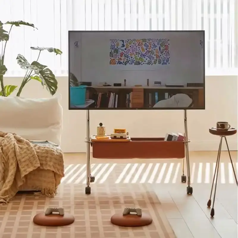 Nordic Retro Mobile TV Stand Stainless Steel Wheeled Cart for 32–75 Inch TVs Removable Space-Saving Floor TV Rack Modern Living
Nordic Retro Mobile TV Stand Stainless Steel Wheeled Cart for 32–75 Inch TVs Removable Space-Saving Floor TV Rack Modern Living