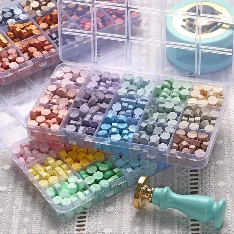 Wax Seal Stamp Set Fire Paint Box 10 Grid Seal Granule Vintage Macarons Multicolor DIY Scrapbook Material Octagon Postcard
Wax Seal Stamp Set Fire Paint Box 10 Grid Seal Granule Vintage Macarons Multicolor DIY Scrapbook Material Octagon Postcard