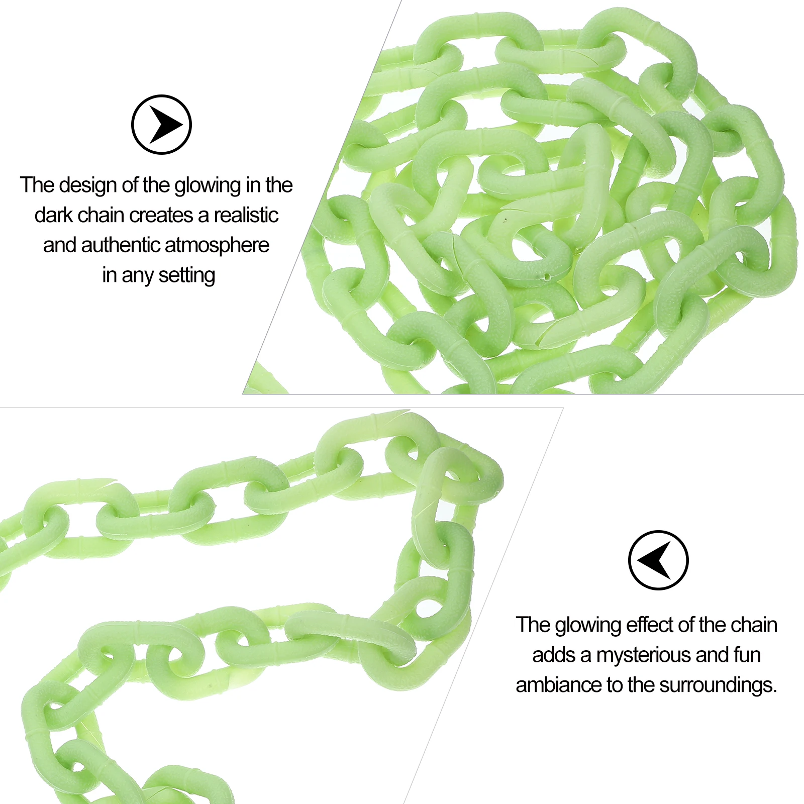1pc Simulated Luminous Chain 2m Glow Dark Halloween Props Cosplay Decor Plastic LinksAccessory PartyHaunted House Toy
1pc Simulated Luminous Chain 2m Glow Dark Halloween Props Cosplay Decor Plastic LinksAccessory PartyHaunted House Toy