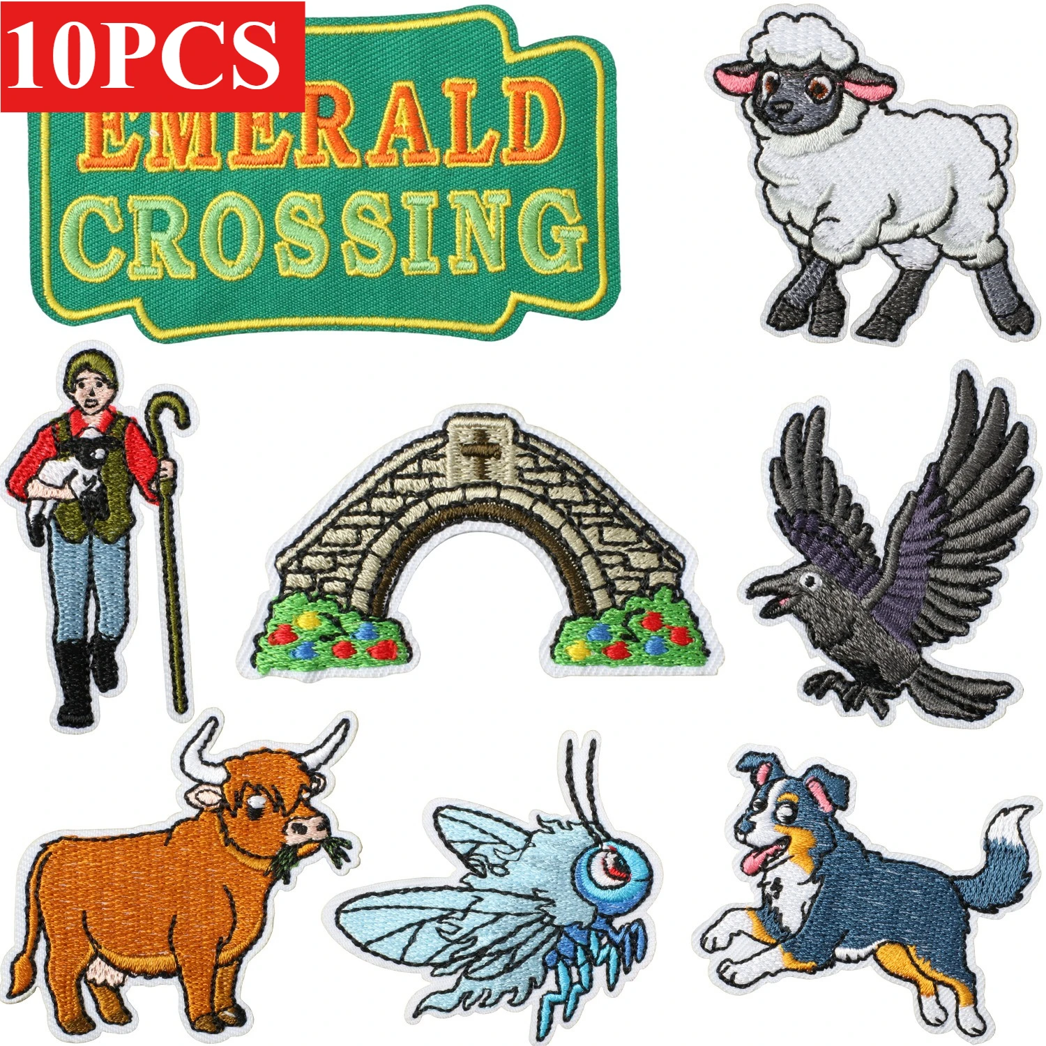 10PCS Wholesale Faith Theme Embroidery Cloth Caring for Animals Scalper Computer Embroidery Little Sheep Patch Ironing
10PCS Wholesale Faith Theme Embroidery Cloth Caring for Animals Scalper Computer Embroidery Little Sheep Patch Ironing