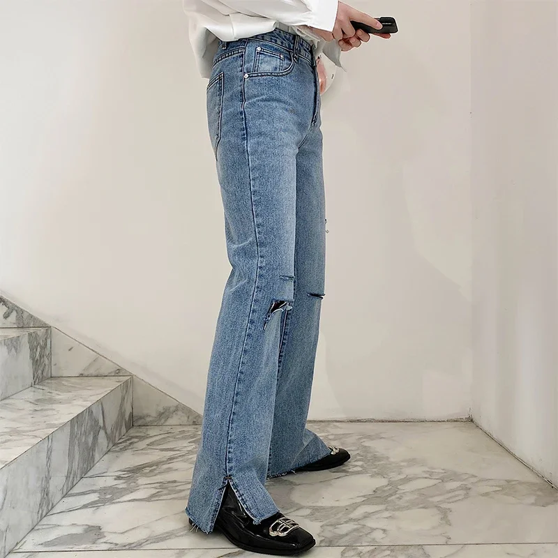 2024 Autumn Ripped Jeans Men's Hip Hop Oversized Straight Pants 2023 New Fashion Casual Loose Wide Leg Denim Trousers B104
2024 Autumn Ripped Jeans Men's Hip Hop Oversized Straight Pants 2023 New Fashion Casual Loose Wide Leg Denim Trousers B104