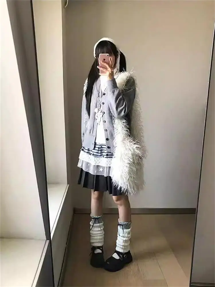 Grey Polka Dot Lace Cake Half Skirt Women's Autumn Winter New Style Color Block Belt High Waist A-Line Fluffy Short Skirt
Grey Polka Dot Lace Cake Half Skirt Women's Autumn Winter New Style Color Block Belt High Waist A-Line Fluffy Short Skirt