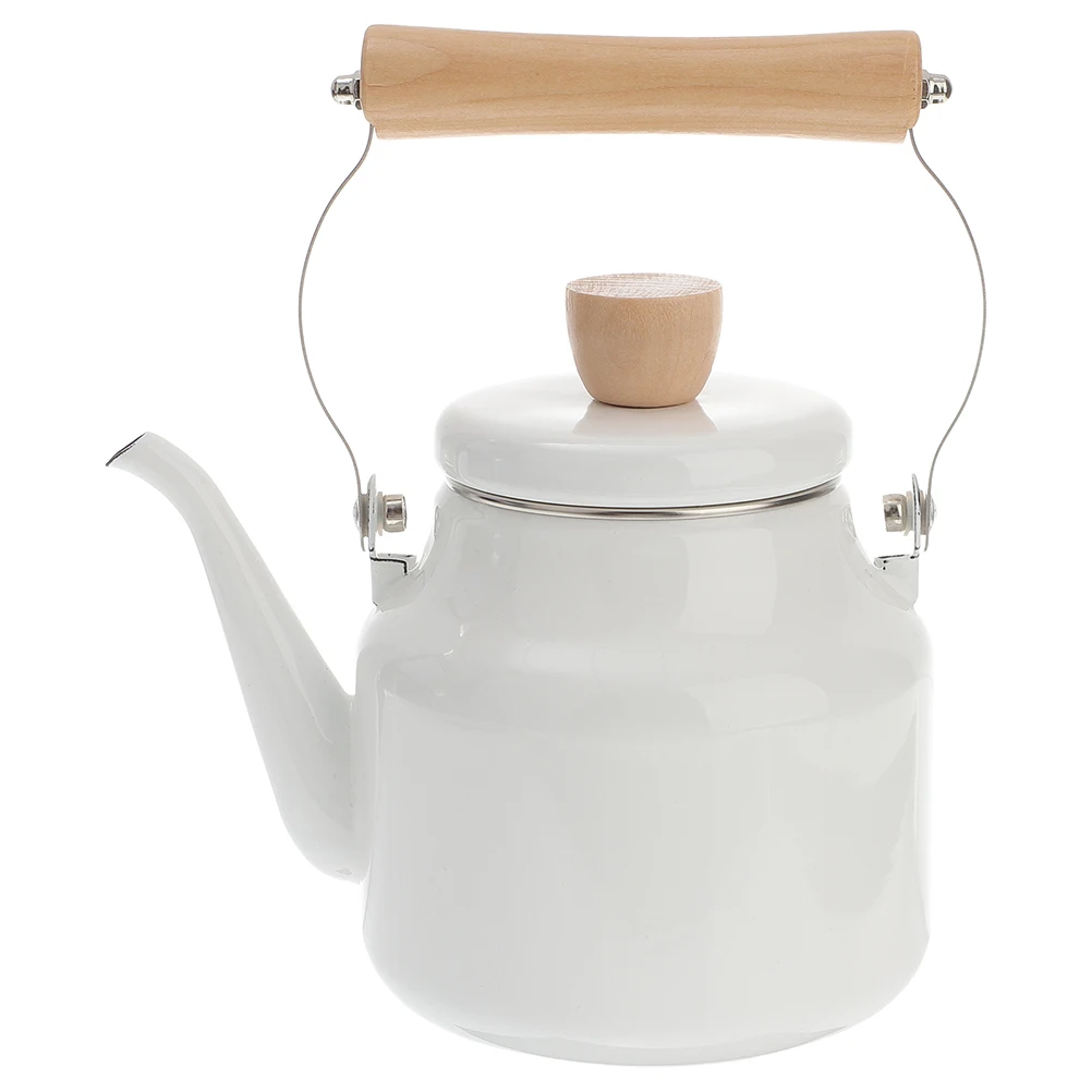 Whistle Kettle Small Tea Stovetop Enamel Teapot Water Boiler Camping Boiling Pot Thick Material Handle
Whistle Kettle Small Tea Stovetop Enamel Teapot Water Boiler Camping Boiling Pot Thick Material Handle