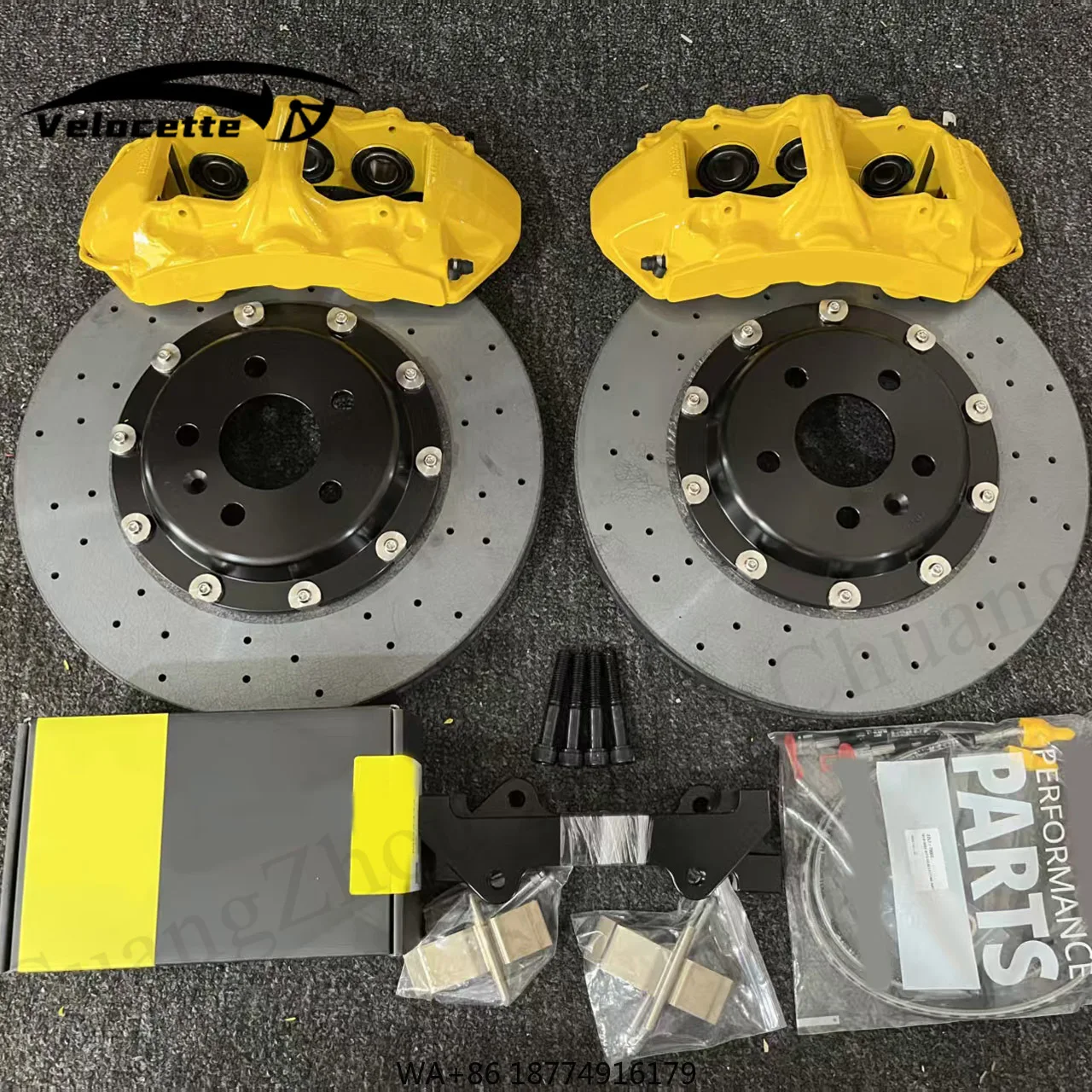 6 Piston Big Brake Calipers with Carbon Ceramic for Lancia Rally 037 Delta HF Integrale Giulia GTAm
6 Piston Big Brake Calipers with Carbon Ceramic for Lancia Rally 037 Delta HF Integrale Giulia GTAm