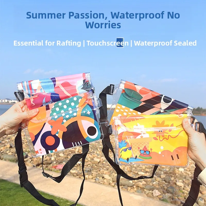 Waterproof Phone Bag with Lanyard for Swimming And Hot Spring Soaking Sealed Mobile Phone Cover for Delivery Riders Touchscre...
Waterproof Phone Bag with Lanyard for Swimming And Hot Spring Soaking Sealed Mobile Phone Cover for Delivery Riders Touchscre...