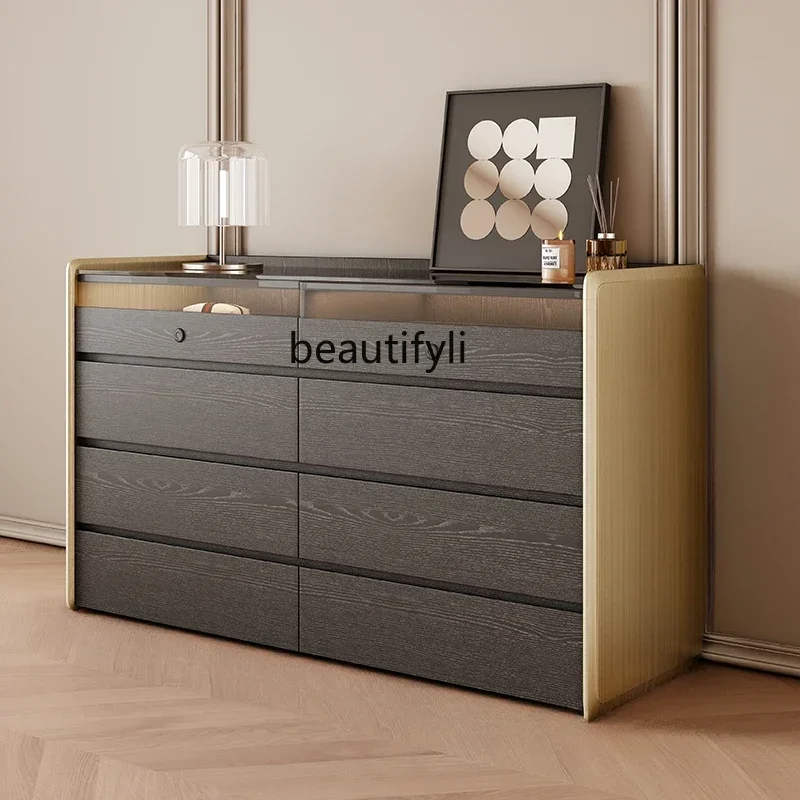 CQYJewelry cabinet Italian light luxury chest cloakroom Nakajima, bedroom bedside storage chest
CQYJewelry cabinet Italian light luxury chest cloakroom Nakajima, bedroom bedside storage chest