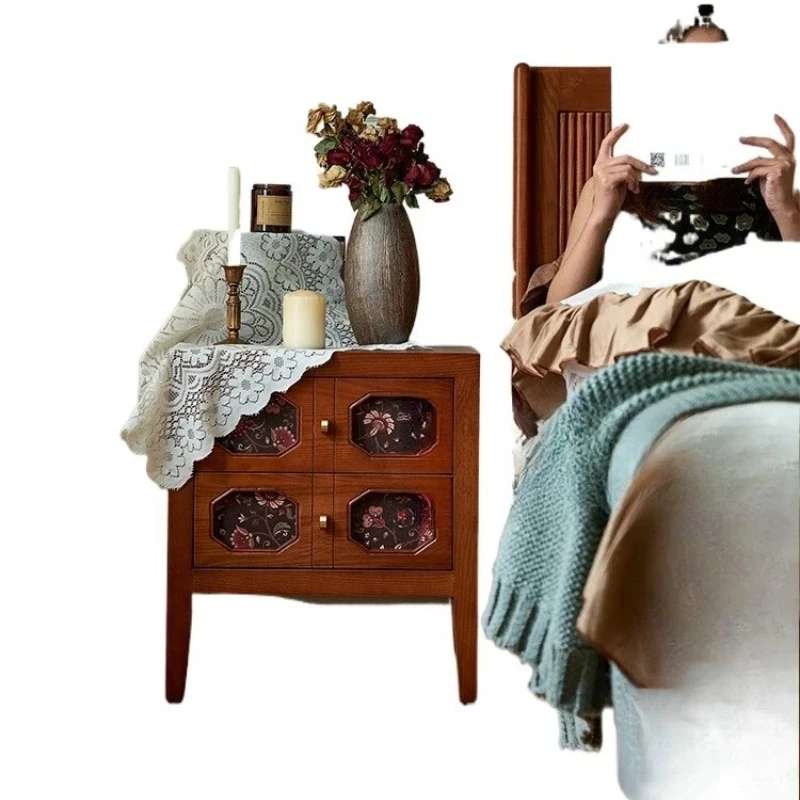 2025 new French retro all-solid wood bedside table, modern simple bedroom home creative medieval side cabinet
2025 new French retro all-solid wood bedside table, modern simple bedroom home creative medieval side cabinet