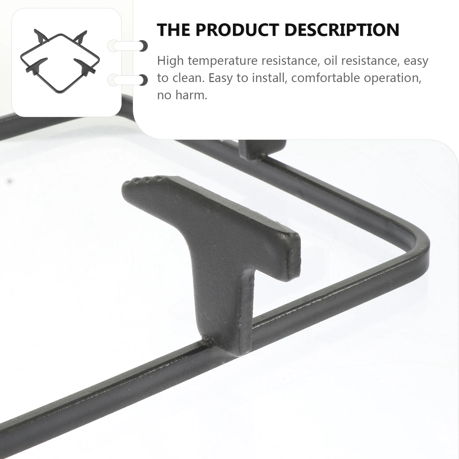 Gas Stove Rack Cast Iron Sturdy Anti-Slip Heat Resistant Kitchen Stove Bracket Gas Burner Rack Pot Support Kitchen Supply
Gas Stove Rack Cast Iron Sturdy Anti-Slip Heat Resistant Kitchen Stove Bracket Gas Burner Rack Pot Support Kitchen Supply