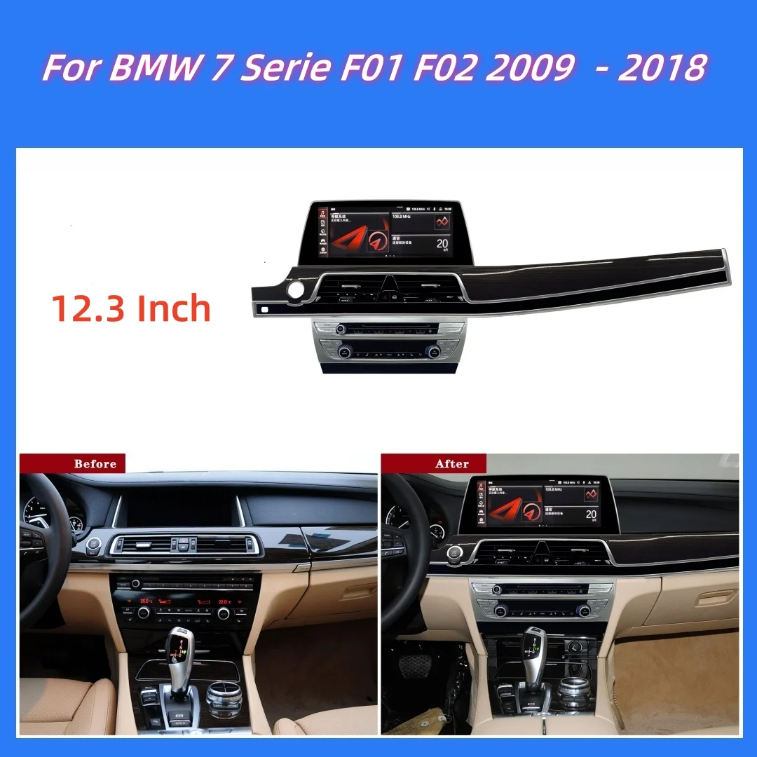12.3 Inch Android 13 Car Radio Video Player For BMW 7 Serie F01 F02 2009 2010 2011- 2018 CIC NBT System Wireless Carplay Auto
12.3 Inch Android 13 Car Radio Video Player For BMW 7 Serie F01 F02 2009 2010 2011- 2018 CIC NBT System Wireless Carplay Auto