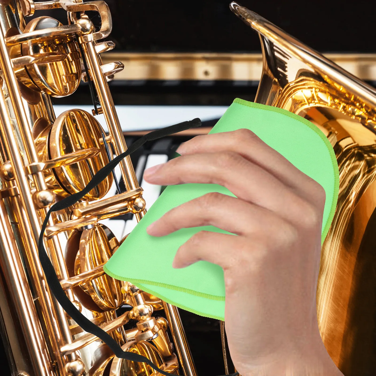 Sturdy Clarinet Inside Cleaning Tool Soft Supple Fabric for Tube Drying and Surface Wiping Wind Instrument Care Essential
Sturdy Clarinet Inside Cleaning Tool Soft Supple Fabric for Tube Drying and Surface Wiping Wind Instrument Care Essential