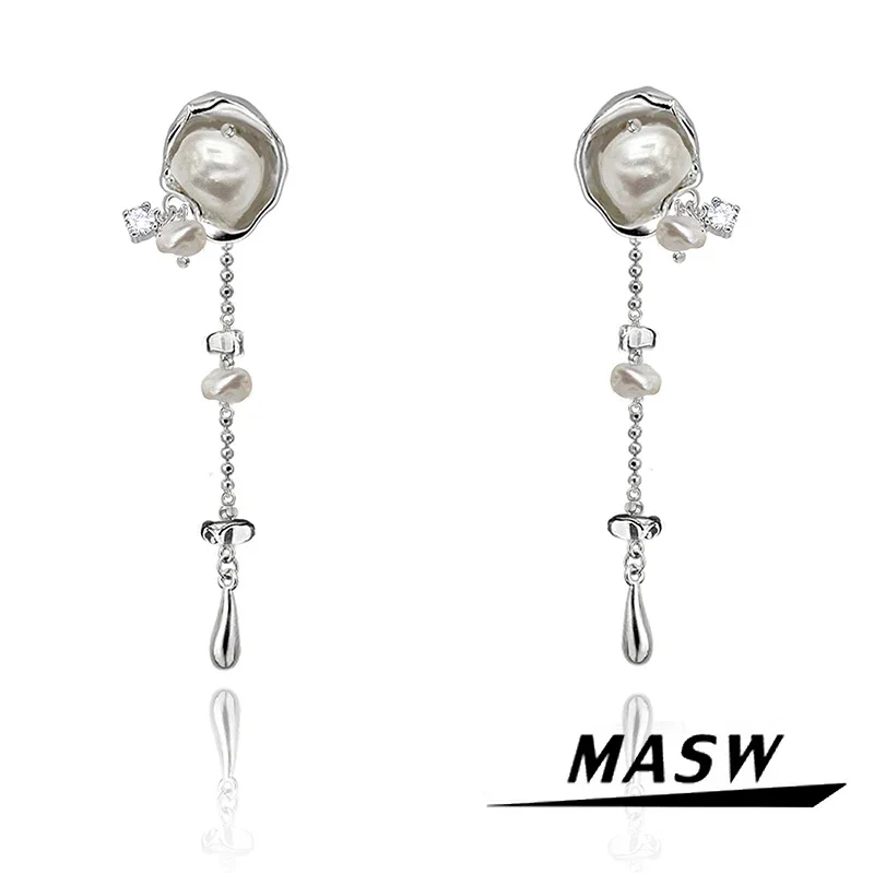 MASW Original Design Gometric Pearl Glass Drop Earrings 2024 Trend New Luxury Jewelry For Women Female Party Wedding Gift
MASW Original Design Gometric Pearl Glass Drop Earrings 2024 Trend New Luxury Jewelry For Women Female Party Wedding Gift