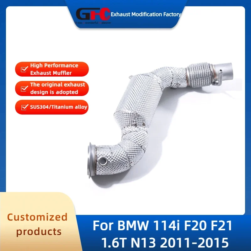 200 Cell Catted Downpipe Exhaust Pipe for BMW 114i F20 F21 1.6T N13 2011-2015 High-Performance Stainless Steel Exhaust System
200 Cell Catted Downpipe Exhaust Pipe for BMW 114i F20 F21 1.6T N13 2011-2015 High-Performance Stainless Steel Exhaust System