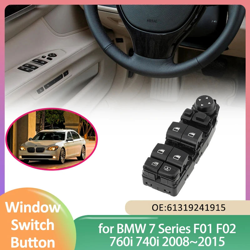 Переключатель Стеклоподъемника Электрический для BMW серий 7 F01 F02 760i 740i 2008 ~ 2015 2009, 2010 2011 2012 2013 2014 аксессуары для управления подъемником 61319241915
Переключатель Стеклоподъемника Электрический для BMW серий 7 F01 F02 760i 740i 2008 ~ 2015 2009, 2010 2011 2012 2013 2014 аксессуары для управления подъемником 61319241915