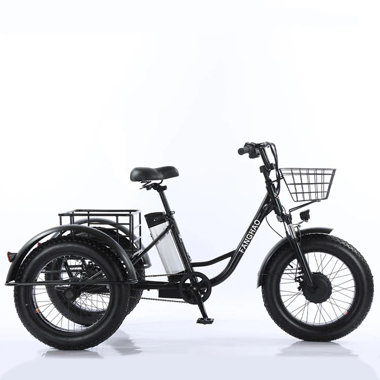 Factory Price 20 Inch 48v Adult Electric Tricycle 3 Wheel Fat Tire Trike for Transportation
Factory Price 20 Inch 48v Adult Electric Tricycle 3 Wheel Fat Tire Trike for Transportation