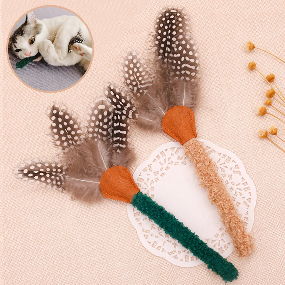 Silvervine Eco-Friendly Interactive Plush Kitten Feather Toy Cat Teaser Stick Toy
Silvervine Eco-Friendly Interactive Plush Kitten Feather Toy Cat Teaser Stick Toy