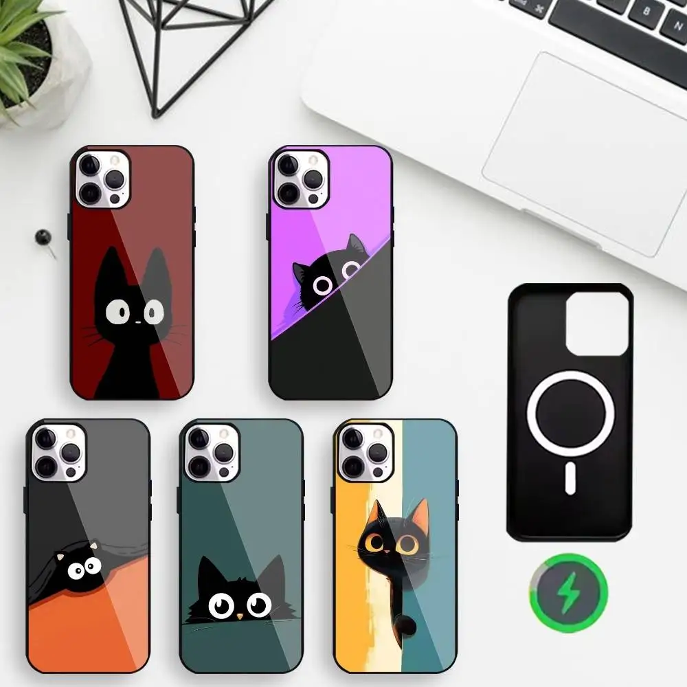 Чехол для телефона Cuddly Black Cat для iPhone 17,16,15,14,13,12,11 Plus, для магнитной крышки с беспроводной зарядкой
Чехол для телефона Cuddly Black Cat для iPhone 17,16,15,14,13,12,11 Plus, для магнитной крышки с беспроводной зарядкой