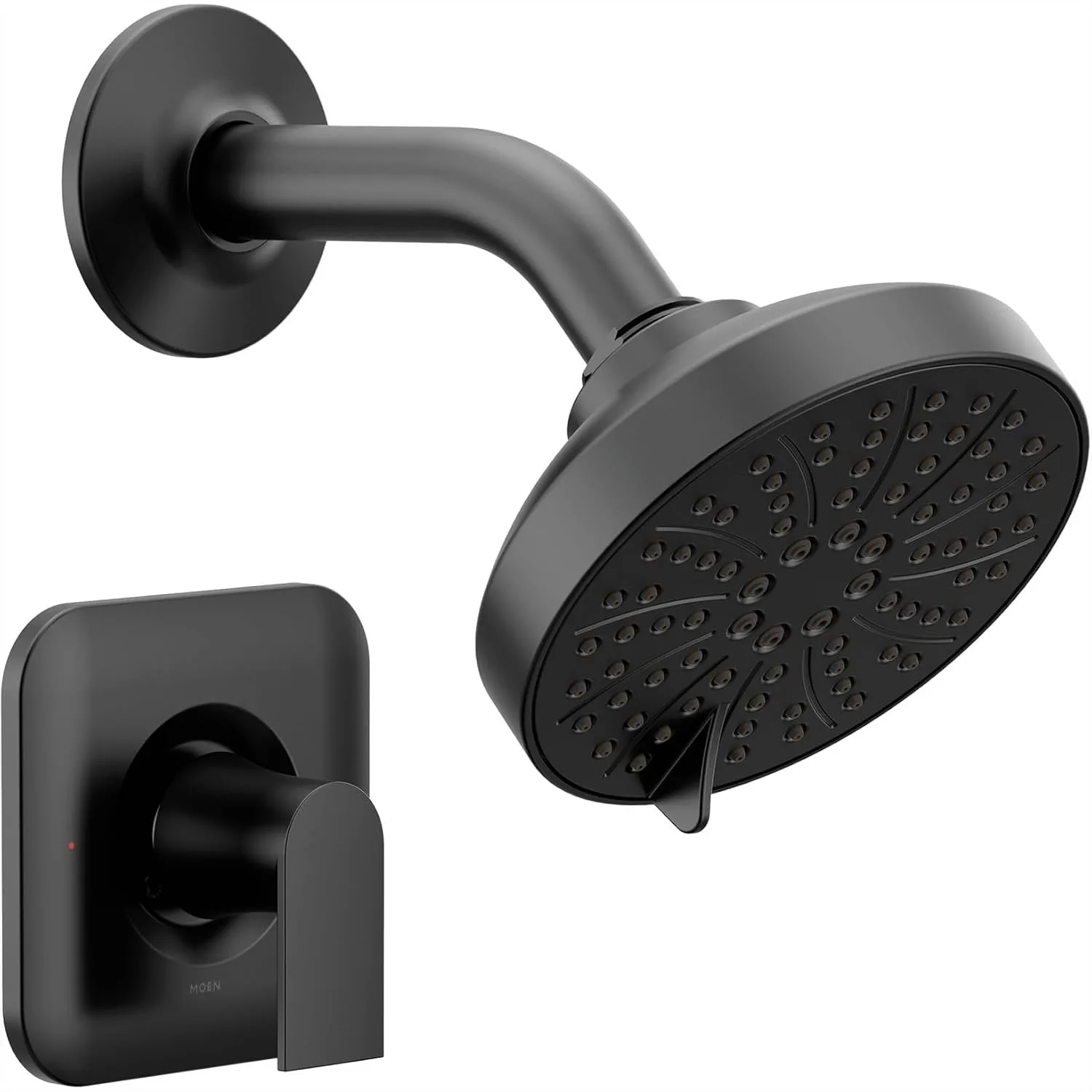 Pressure Balancing Shower Trim with Showerhead and Lever Handle, Eco-Performance Modern Design, Matte Black, Compatible with
Pressure Balancing Shower Trim with Showerhead and Lever Handle, Eco-Performance Modern Design, Matte Black, Compatible with