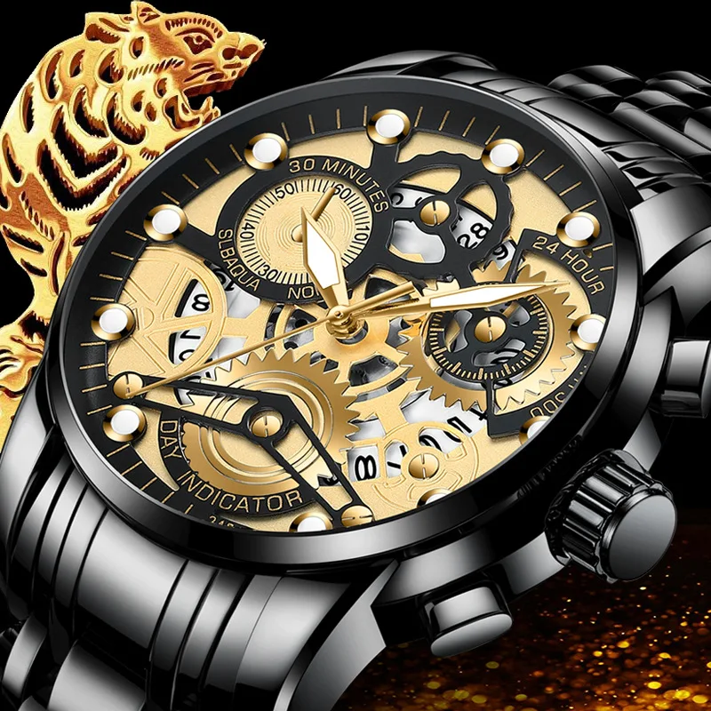 Luxury Quartz Watches for Man Stainless Steel Business Wristwatch Luminous Hands 3ATM Waterproof Clock Male Relogio Masculine
Luxury Quartz Watches for Man Stainless Steel Business Wristwatch Luminous Hands 3ATM Waterproof Clock Male Relogio Masculine