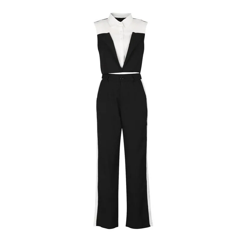 Sves Sleeveless Shirt Suit Set Women's Fashion Summer Outfit Cross-Border Style No Brand Registered Trademark
Sves Sleeveless Shirt Suit Set Women's Fashion Summer Outfit Cross-Border Style No Brand Registered Trademark