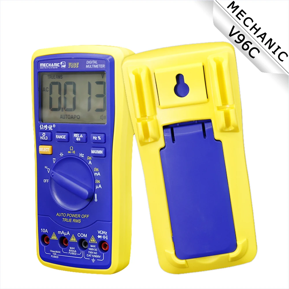 Multimeter Automatic Range MECHANIC V96C High Precision Digital Display Voice AC DC Voltage Current Resistance Measurement Tool
Multimeter Automatic Range MECHANIC V96C High Precision Digital Display Voice AC DC Voltage Current Resistance Measurement Tool