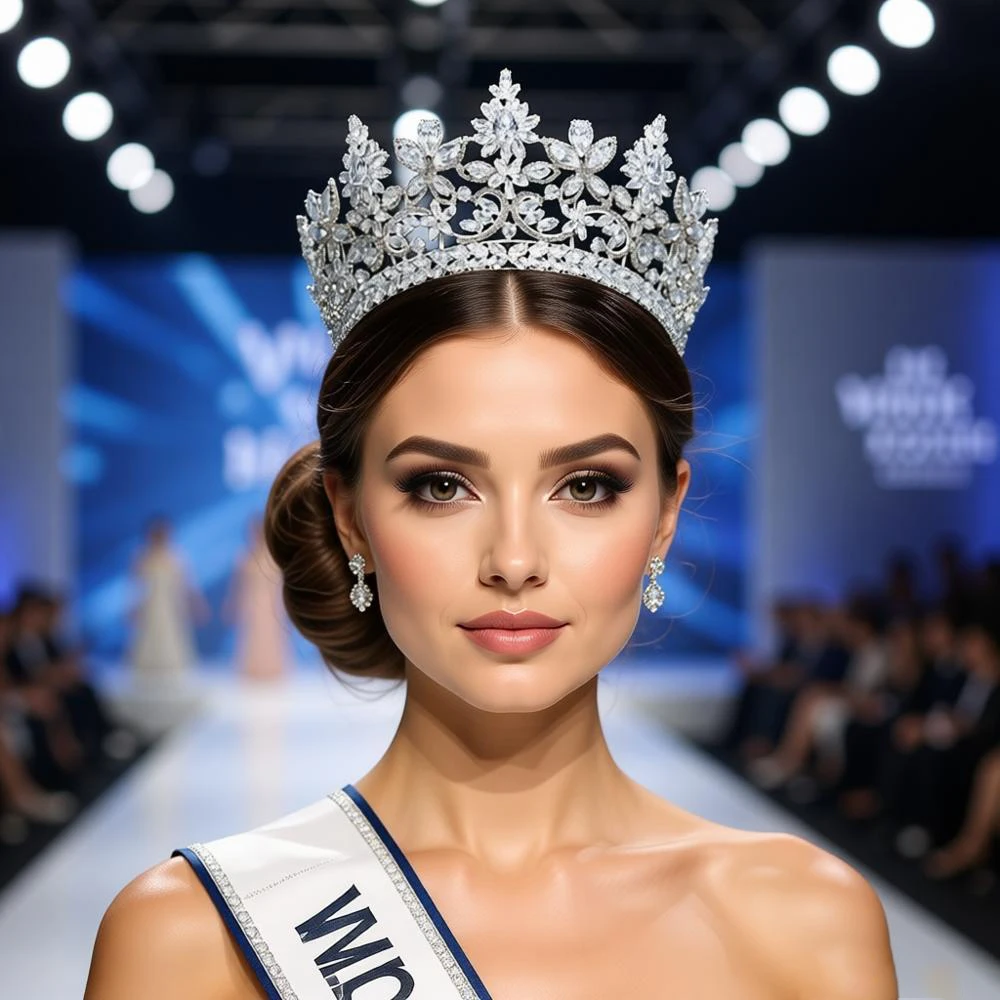 Luxury Bridal Headpiece Full Zircon Women's Catwalk Baroque Crown Wedding Accessories Decorative Headband
Luxury Bridal Headpiece Full Zircon Women's Catwalk Baroque Crown Wedding Accessories Decorative Headband