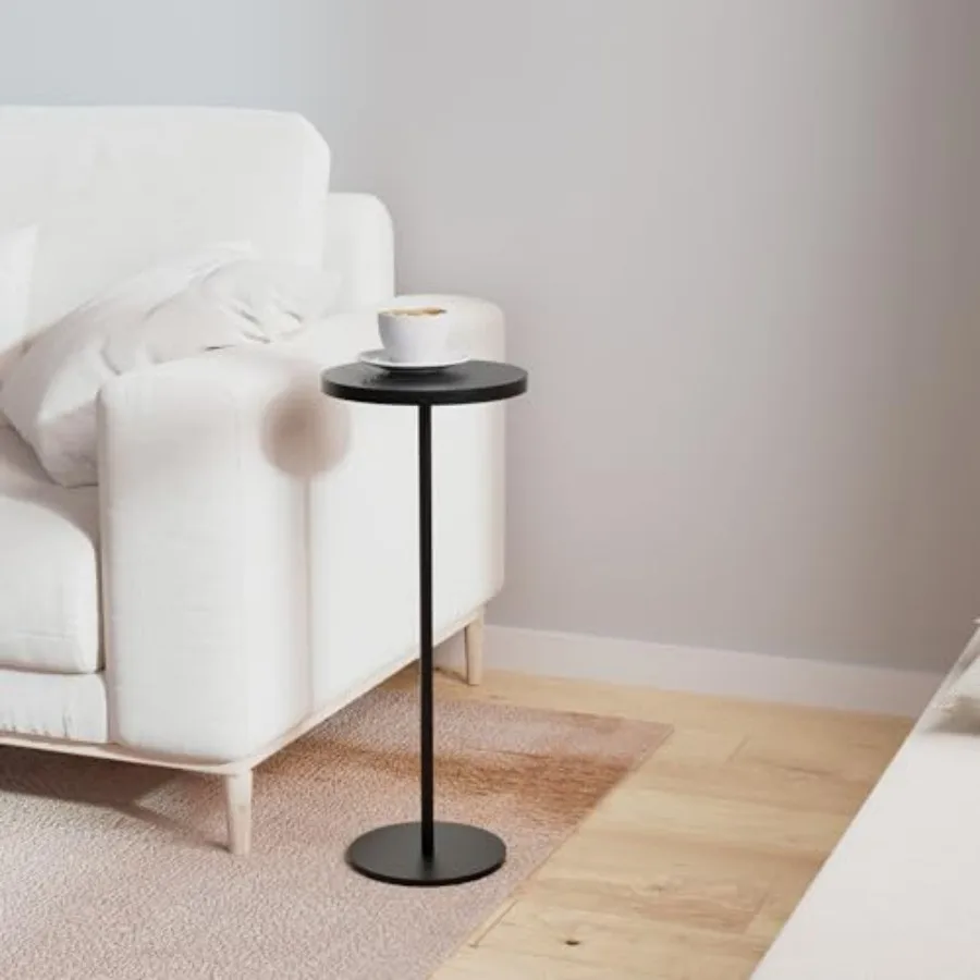Small Side Table Metal Round Drink Table Desktop Diameter 9.99" for Living Room Bedroom Small Spaces Sofa Couch Chair Black
Small Side Table Metal Round Drink Table Desktop Diameter 9.99" for Living Room Bedroom Small Spaces Sofa Couch Chair Black