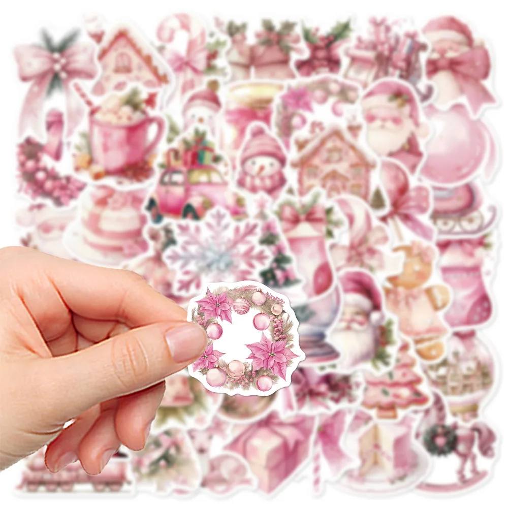 10/30/50PCS Pink Christmas Holiday Series Personalized Cartoon Graffiti Stickers Children's Toys Gifts for Water Cup Desk
10/30/50PCS Pink Christmas Holiday Series Personalized Cartoon Graffiti Stickers Children's Toys Gifts for Water Cup Desk