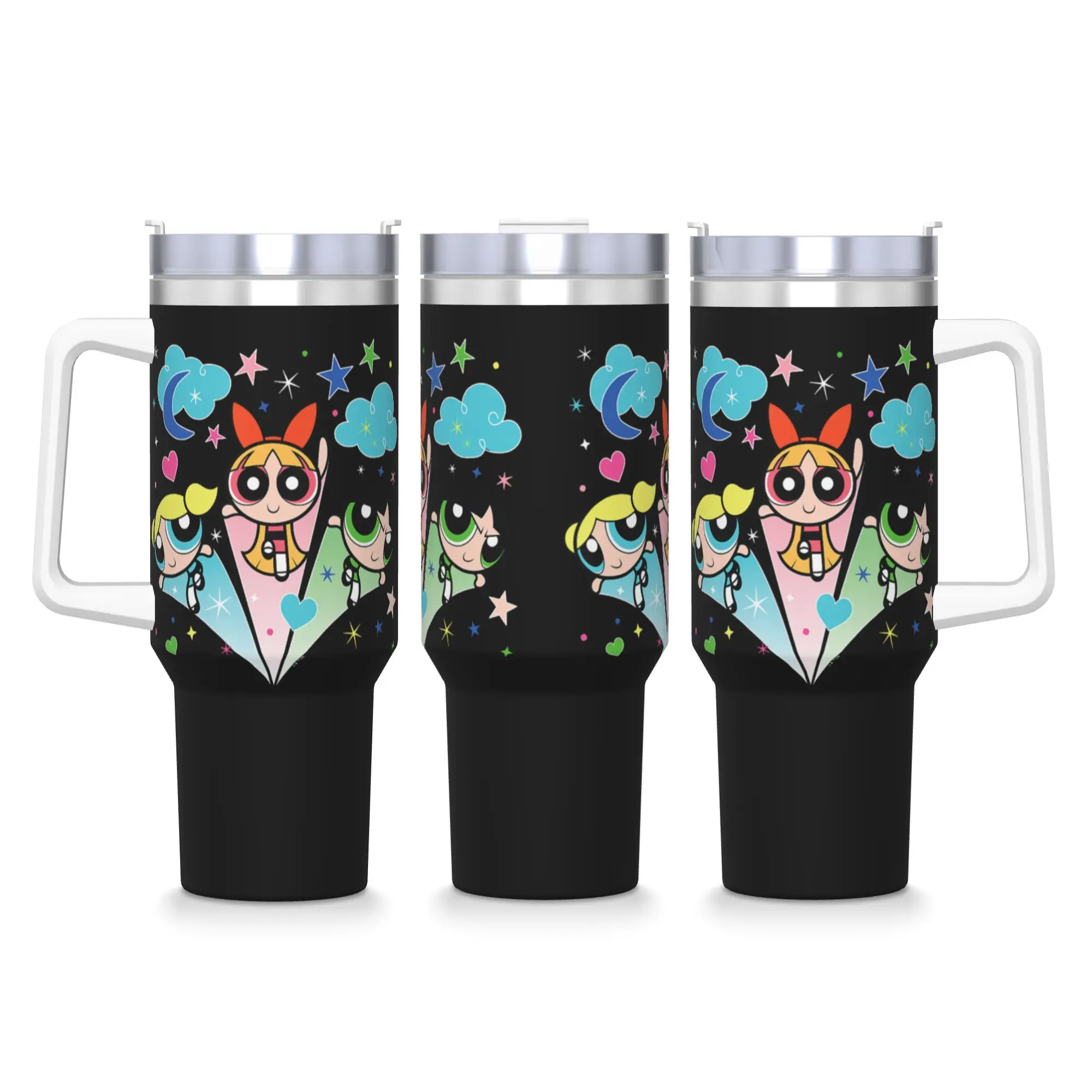 40OZ Stainless Steel Tumbler P-Powerpuffs Girl Cartoon Coffee Mug Keep Heat Cold Drink Mugs Cup Camping Water Bottle
40OZ Stainless Steel Tumbler P-Powerpuffs Girl Cartoon Coffee Mug Keep Heat Cold Drink Mugs Cup Camping Water Bottle