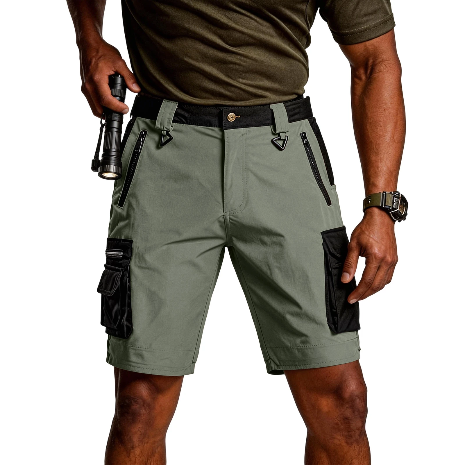Men Summer Cargo Shorts,Lightweight Golf Shorts, Elastic Work Shorts With Multiple Pockets,Quick Dry Waterproof Tactical Shorts
Men Summer Cargo Shorts,Lightweight Golf Shorts, Elastic Work Shorts With Multiple Pockets,Quick Dry Waterproof Tactical Shorts