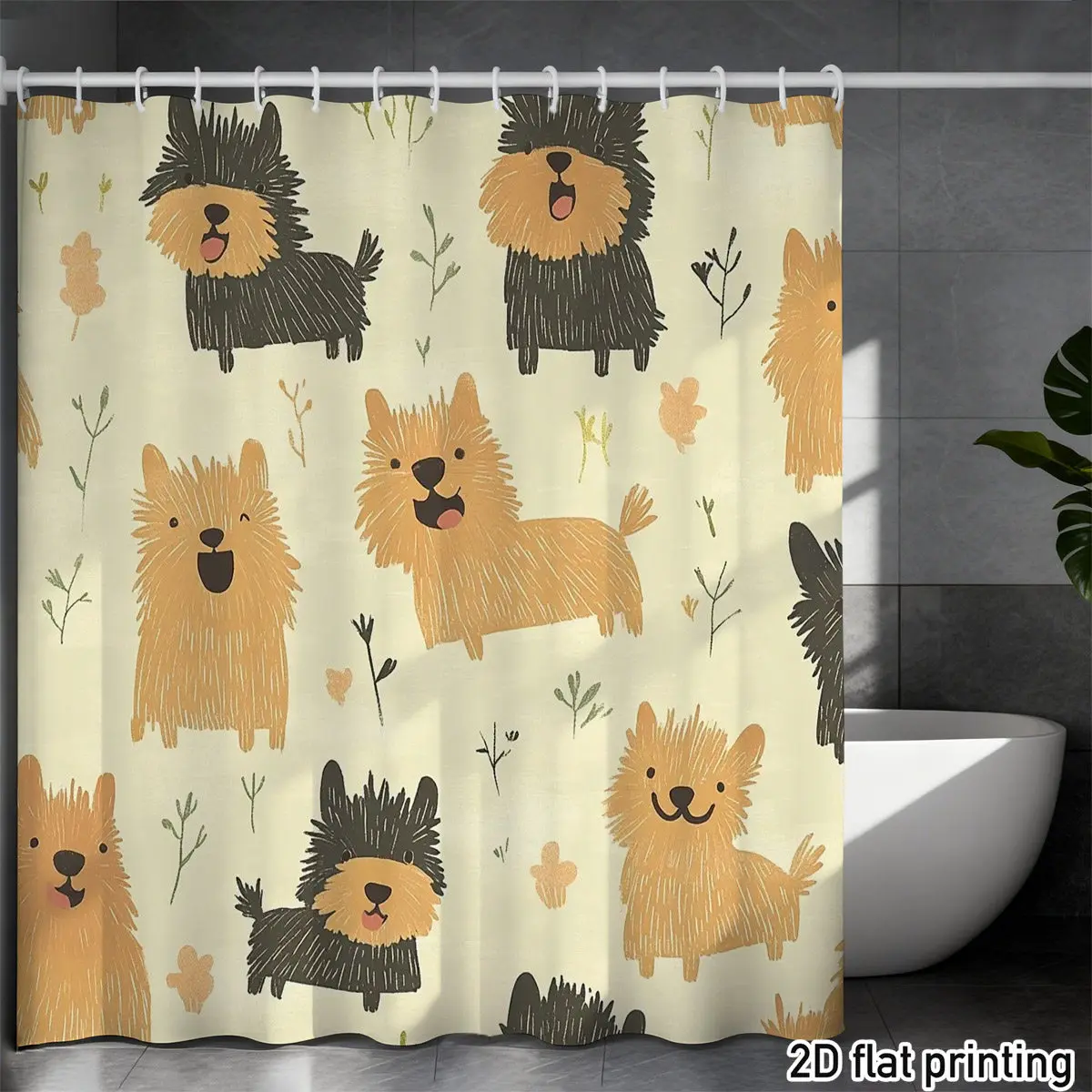 Cute Dog Lover Shower Curtain Waterproof Bathroom Decor Puppy Print Cartoon Liner Modern Pet Theme Gifts 180x180cm
Cute Dog Lover Shower Curtain Waterproof Bathroom Decor Puppy Print Cartoon Liner Modern Pet Theme Gifts 180x180cm