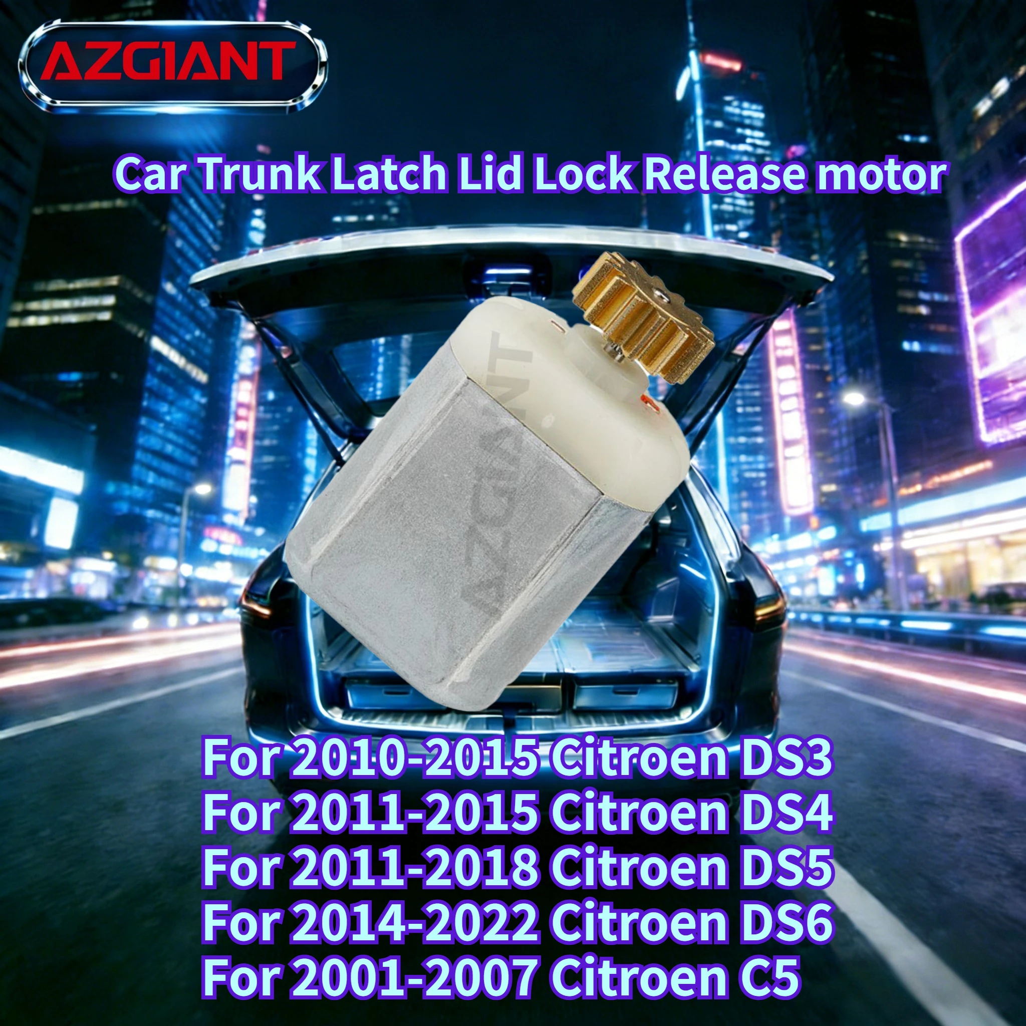 For 2010-2015 Citroen DS3/DS4/DS5 Car Trunk Latch Lid Lock Release motor Brand new parts Auto Accessories OEM FC-280SC-20150
For 2010-2015 Citroen DS3/DS4/DS5 Car Trunk Latch Lid Lock Release motor Brand new parts Auto Accessories OEM FC-280SC-20150
