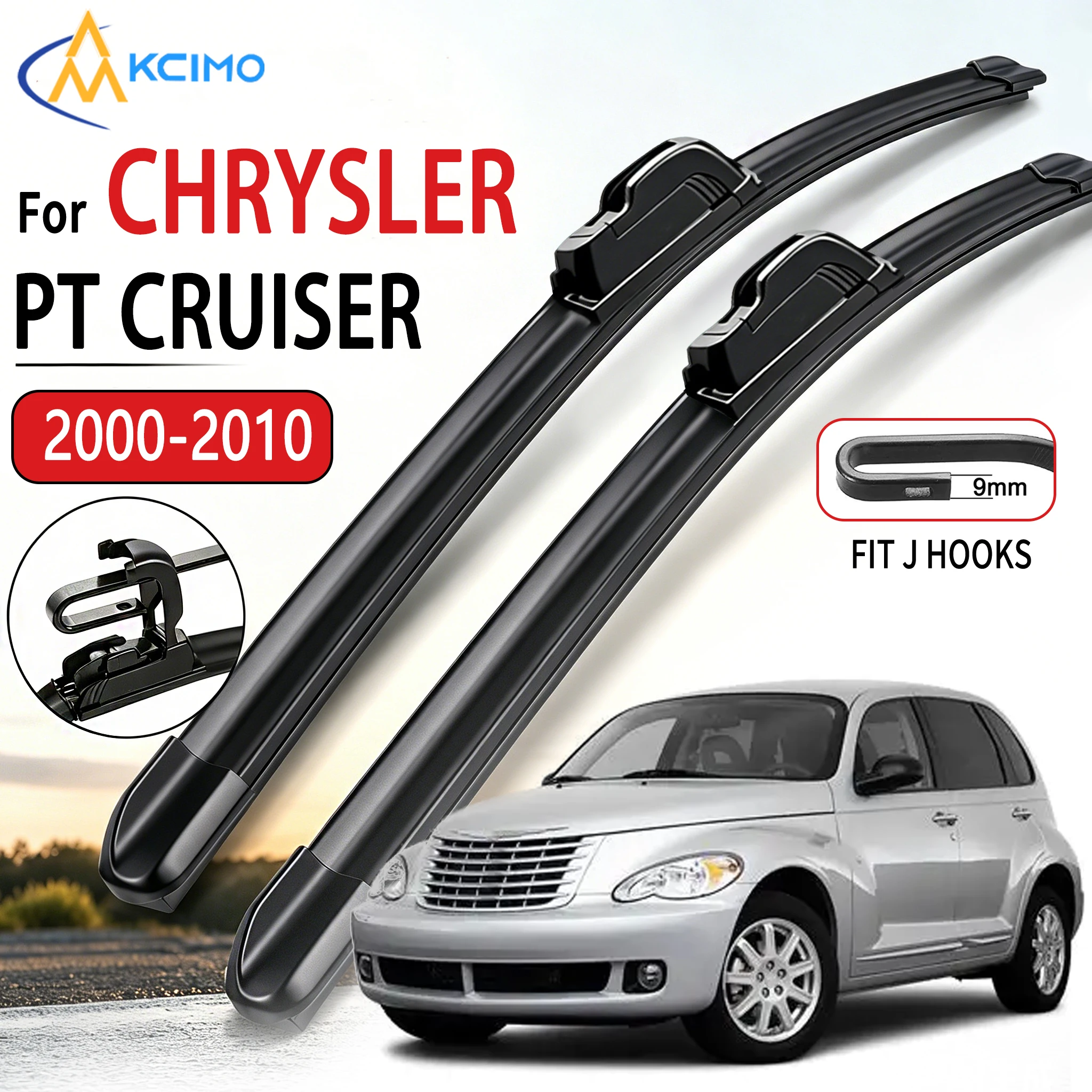 For Chrysler PT Cruiser 2000-2010 21"+21" U-type Boneless Wiper Blade Quiet Smooth High Definition Auto Windshield Wipers
For Chrysler PT Cruiser 2000-2010 21"+21" U-type Boneless Wiper Blade Quiet Smooth High Definition Auto Windshield Wipers