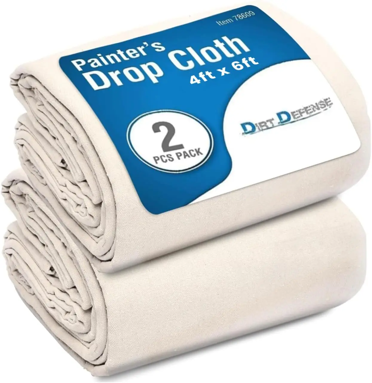 Pack of 2 All Purpose Cotton Drop Cloth 4x6 Large Canvas Tarp for Painting, Floor Protection, Furniture Cover
Pack of 2 All Purpose Cotton Drop Cloth 4x6 Large Canvas Tarp for Painting, Floor Protection, Furniture Cover