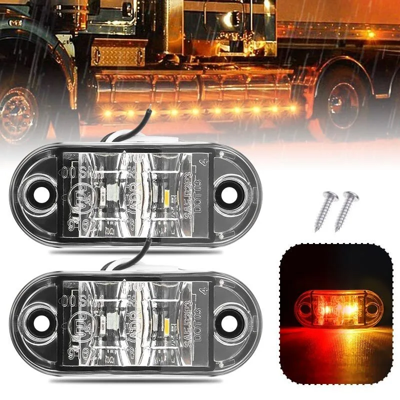 10x Amber Red LED Clearance Side Marker Light Truck Trailer Lorry Caravan Lamp
10x Amber Red LED Clearance Side Marker Light Truck Trailer Lorry Caravan Lamp