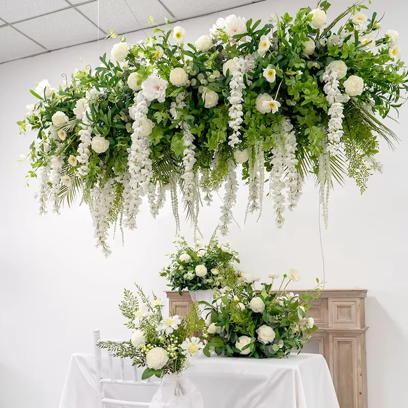 Wedding Decoration Artificial Flower Wall Flowers Hanging Ceiling Green Plant For Wedding Stage Decoration
Wedding Decoration Artificial Flower Wall Flowers Hanging Ceiling Green Plant For Wedding Stage Decoration