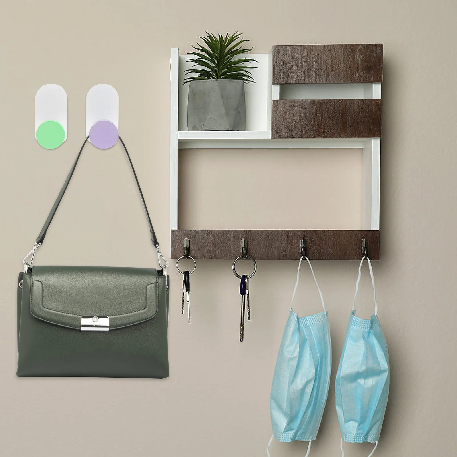 5pcs Kids Clothes Hooks Colorful Self-adhesive Wall-mounted Coat Hangers for Hats Towels Bathrooms Strong Capacity 
5pcs Kids Clothes Hooks Colorful Self-adhesive Wall-mounted Coat Hangers for Hats Towels Bathrooms Strong Capacity