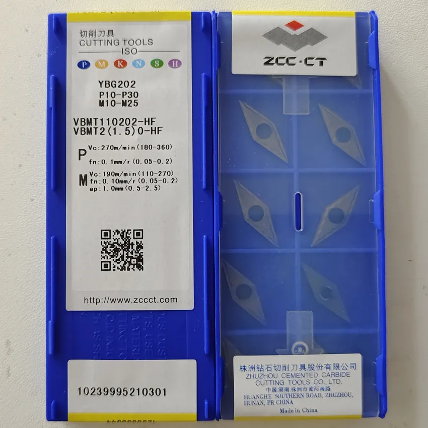 VBMT110202-HF YBG202/VBMT110204-HF YBG202/VBMT110208-HF YBG202 ZCC.CT CNC blade carbide inserts turning tools inserts 10pcs/box
VBMT110202-HF YBG202/VBMT110204-HF YBG202/VBMT110208-HF YBG202 ZCC.CT CNC blade carbide inserts turning tools inserts 10pcs/box