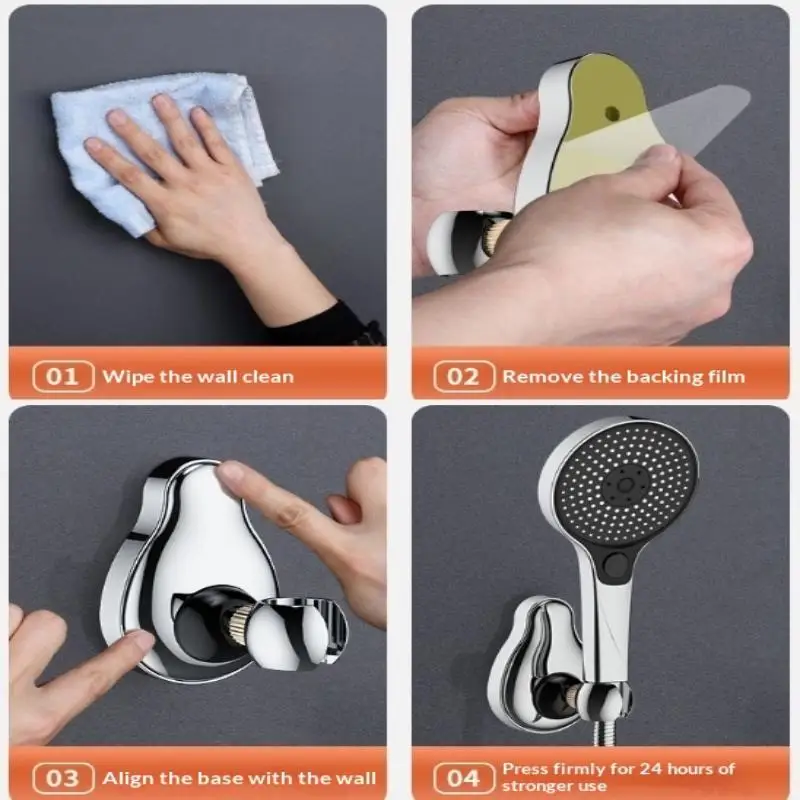 Настенный регулируемый держатель для ручного душа из АБС-пластика, хромированный, черный, серый, кронштейн для душа в ванную комнату
Настенный регулируемый держатель для ручного душа из АБС-пластика, хромированный, черный, серый, кронштейн для душа в ванную комнату