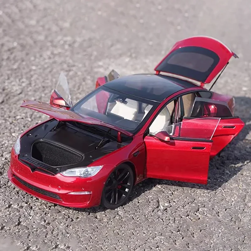 Масштабная модель 1:18 Tesla Model S (электромобиль) из литого сплава, полностью открывающиеся двери и капот, коллекционная модель высокого класса
Масштабная модель 1:18 Tesla Model S (электромобиль) из литого сплава, полностью открывающиеся двери и капот, коллекционная модель высокого класса