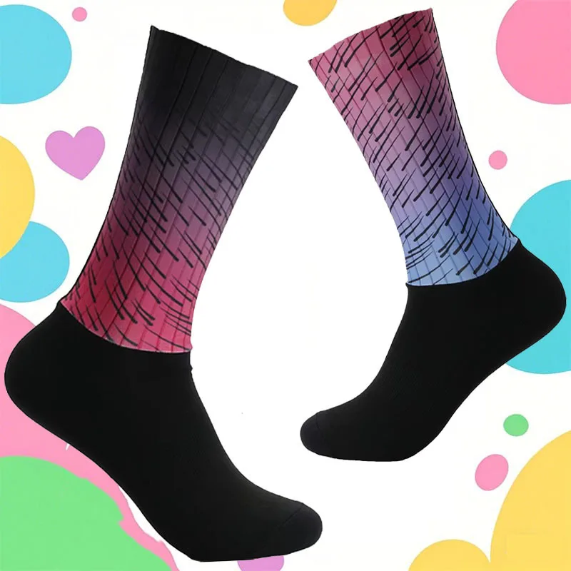2025 Bike Team Aero Socks Seamless Anti Slip Cycling Socks Outdoor Racing Compression Sport Socks
2025 Bike Team Aero Socks Seamless Anti Slip Cycling Socks Outdoor Racing Compression Sport Socks