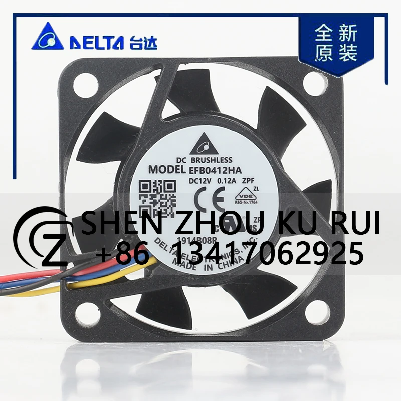 Delta 5V 24V 48V DC12V 0.12A AC EC 4010 40X40X10MM 4CM inverter Double ball bearing VCR chassis Silent EFB0412HA-ZPF cooling fan
Delta 5V 24V 48V DC12V 0.12A AC EC 4010 40X40X10MM 4CM inverter Double ball bearing VCR chassis Silent EFB0412HA-ZPF cooling fan