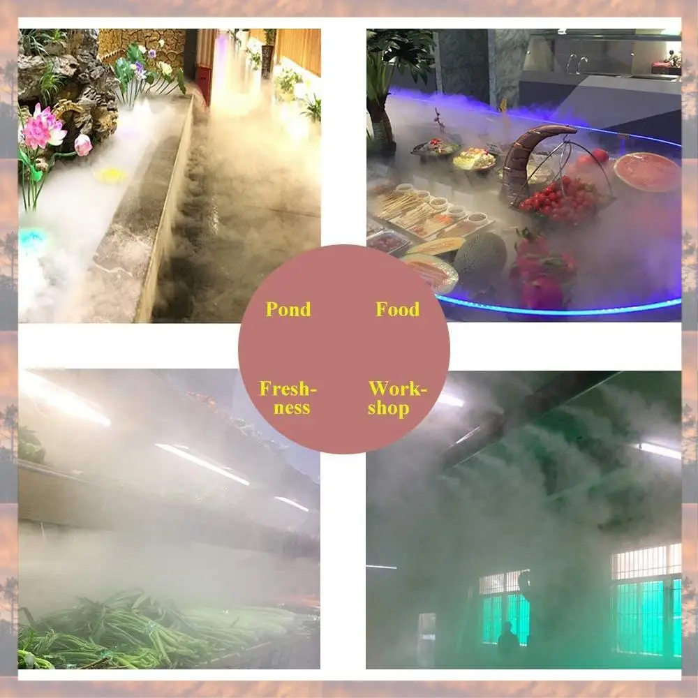 2025 Trend 10 Head Ultrasonic Mist Maker Fogger 7000ML/H Water Fountain Pond Fog Machine Atomizer Air Humidifier With Cable
2025 Trend 10 Head Ultrasonic Mist Maker Fogger 7000ML/H Water Fountain Pond Fog Machine Atomizer Air Humidifier With Cable