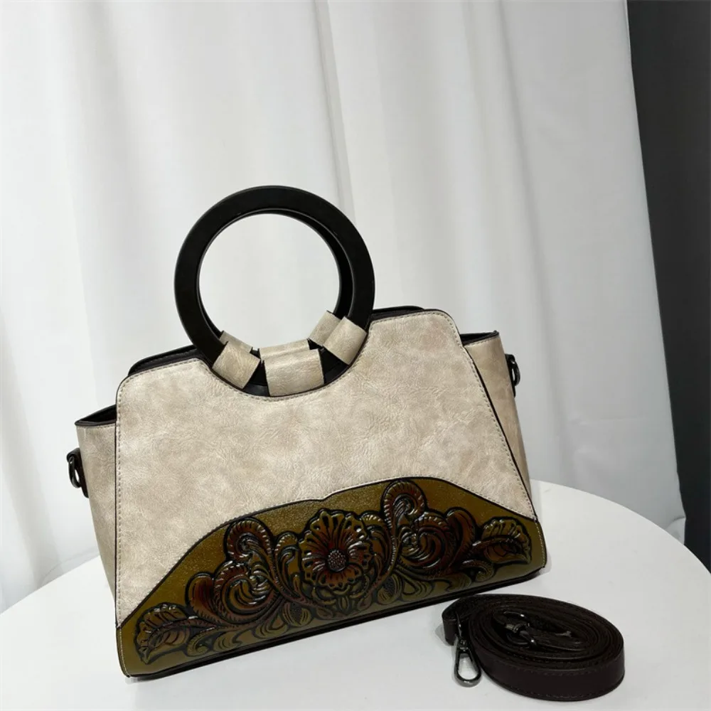 Chinese Style Embossing Tote Bags Large Capacity Leather Shoulder Crossbody Bags For Women Shoulder Bag Travel Commuting Handbag
Chinese Style Embossing Tote Bags Large Capacity Leather Shoulder Crossbody Bags For Women Shoulder Bag Travel Commuting Handbag