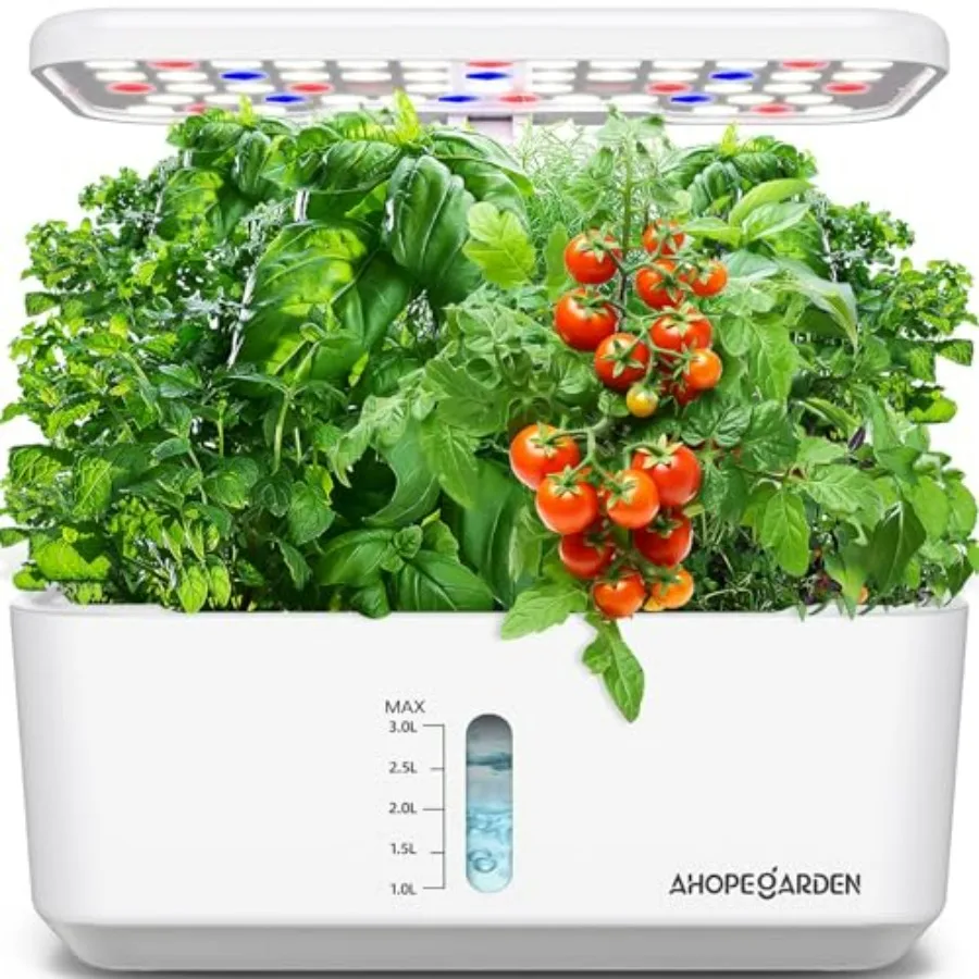 Indoor Garden Hydroponics Growing System with LED Grow Light for Herbs and Vegetables 10-Pod Countertop Planter Compact Greenho
Indoor Garden Hydroponics Growing System with LED Grow Light for Herbs and Vegetables 10-Pod Countertop Planter Compact Greenho