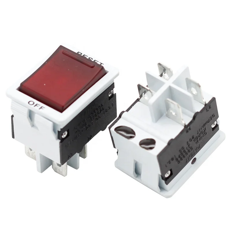 Approach SS-005 DPDT 5A 10A 15A 20A 25A Reset Circuit Breaker Switch Rocker Thermal Overload Protector Switch
Approach SS-005 DPDT 5A 10A 15A 20A 25A Reset Circuit Breaker Switch Rocker Thermal Overload Protector Switch