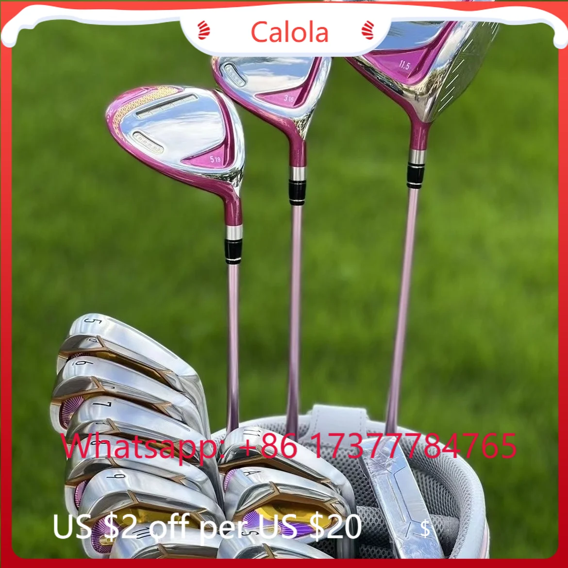Women Golf Iron Club Set, Premium Brand Right / Left Hand Complete Set
Women Golf Iron Club Set, Premium Brand Right / Left Hand Complete Set