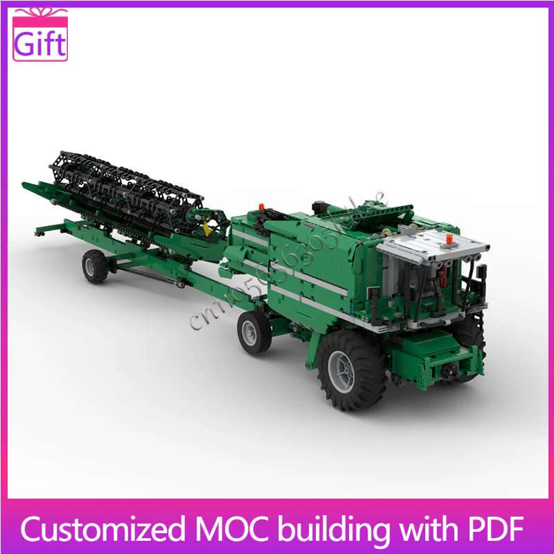 3496 PCS Moc Customize Exquisite Countryside Harvester Model Technology Building Blocks Creative Children Toys Birthday Gifts
3496 PCS Moc Customize Exquisite Countryside Harvester Model Technology Building Blocks Creative Children Toys Birthday Gifts